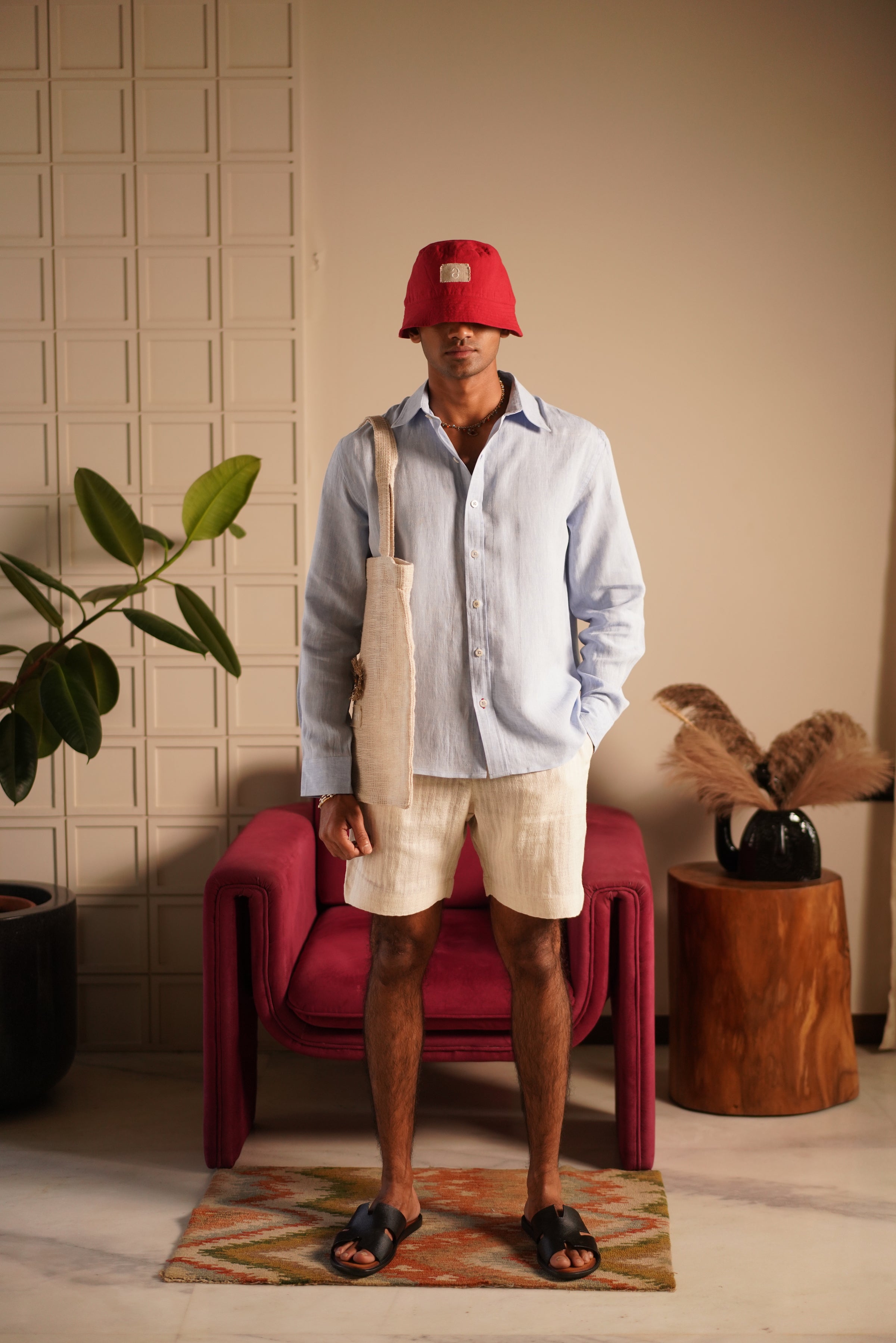 Merlot stitch - Ink blue